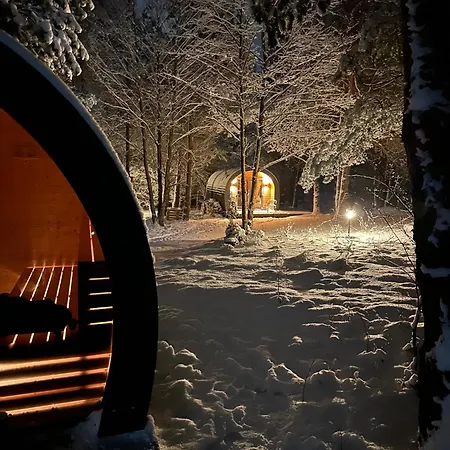 Дом отдыха Lesna Sauna Wilcze Wzgorze Kleszczewo (Gizycko)