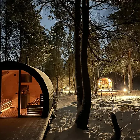 Дом отдыха Lesna Sauna Wilcze Wzgorze Kleszczewo (Gizycko)