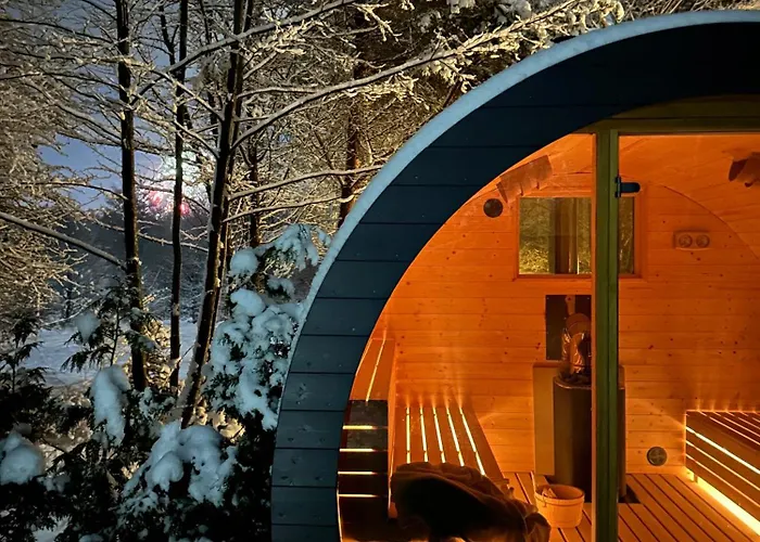 Сasa de vacaciones Leśna Sauna Wilcze Wzgórze Kleszczewo (Gizycko)
