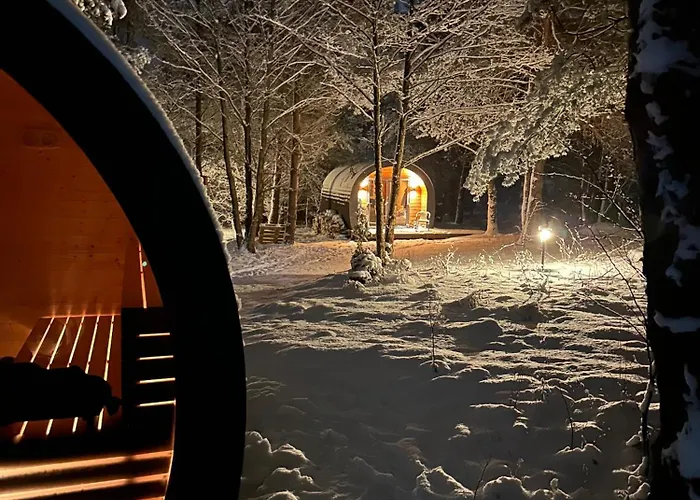 Дом отдыха Lesna Sauna Wilcze Wzgorze Kleszczewo (Gizycko)