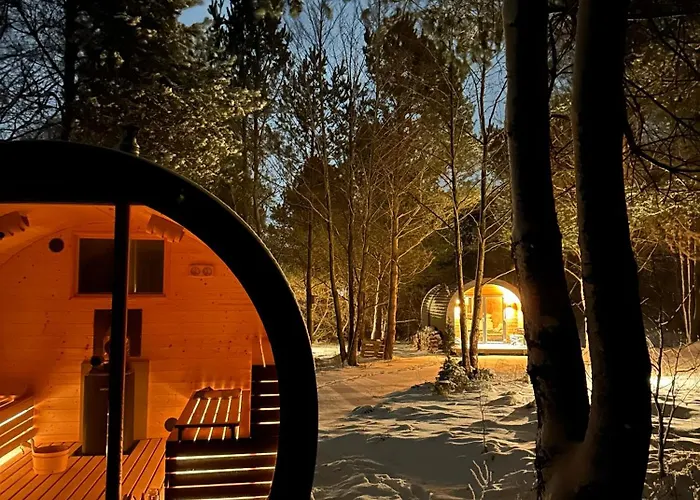 Дом отдыха Lesna Sauna Wilcze Wzgorze Kleszczewo (Gizycko)