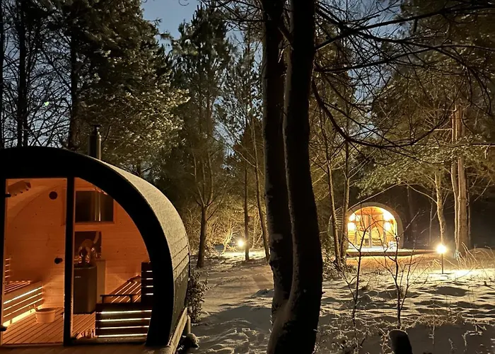 Дом отдыха Lesna Sauna Wilcze Wzgorze Kleszczewo (Gizycko)